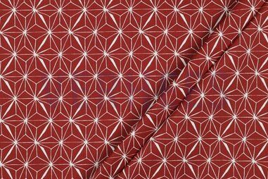 waterafstotende stoffen - Katoen met coating - abstract - brique - 5290-010