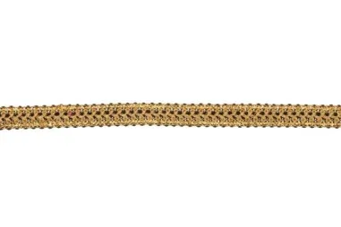 Band - Sierband - band met lussen zwart 12mm - 95572-000