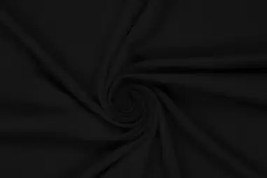 335gr/M² - Tricot stof - punty twill - zwart - 0927-999