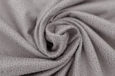 Graue Stoffe - KN19 0541-950 Unique leather grau