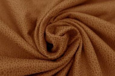 Leatherlook stoffen - Kunstleer stof - unique leather suede - oker/caramel - 0541-571