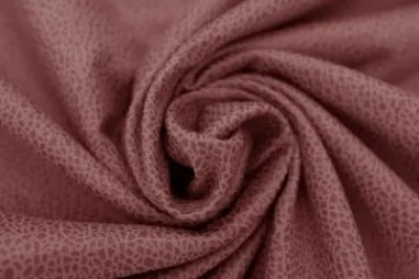 92% polyester, 8% elastan stoffen - Kunstleer stof - unique leather suede - oudroze - 0541-534