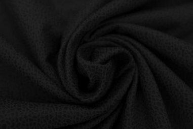 2019 - Kunstleer stof - unique leather suede - zwart - 0541-999