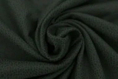 Donkergroene stoffen - Kunstleer stof - unique leather suede - flesgroen - 0541-200