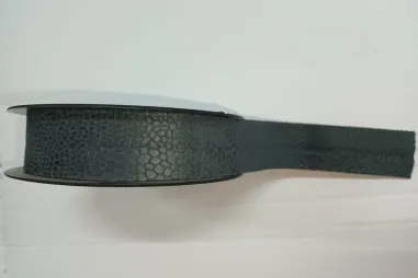 Biasband* - Biasband - suède python print - 30 mm - donkergrijs - Bi251-68