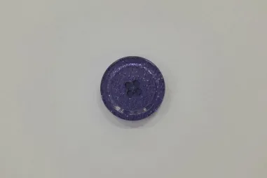 Knopen - Knoop viergaats - glitter - paars - 22.5 mm - 74218-36