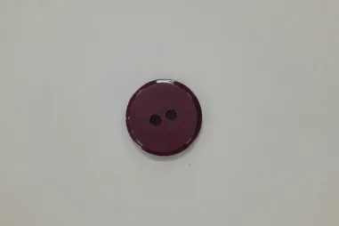 Knöpfe - Knopf mit zwei Löchern - aubergine - 20 mm - 44291-32