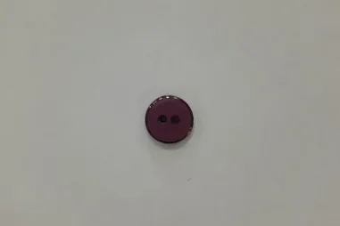 Knöpfe - Knopf mit zwei Löchern - aubergine - 12,5 mm - 44291-20