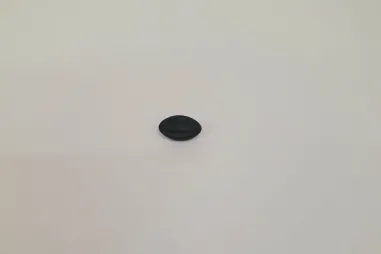 Knöpfe - Knopf oval - schwarz - 12 x 7 mm
