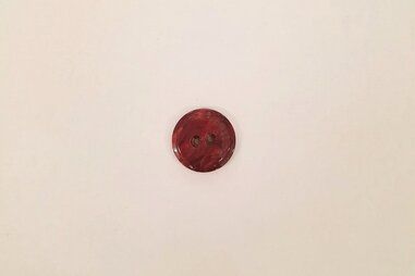Knopen - Knoop tweegaats - wijnrood - 17.5 mm - 47734-28-C15