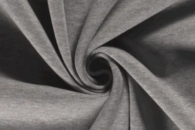 280gr/M² - Joggingstof - grijs - gemeleerd - 5650-063 op=op