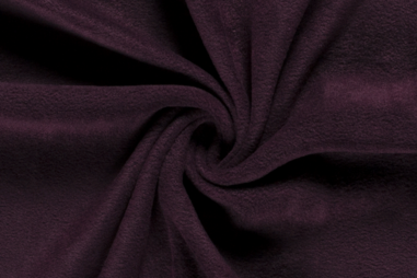 Fleece stoffen - Fleece stof - aubergine - 9111-019