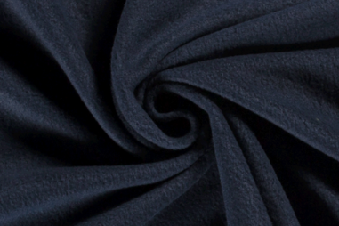 250gr/M² - Fleece stof - donkerblauw - 9111-008