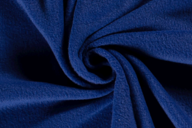 Plaid stoffen - Fleece stof - kobaltblauw - 9111-005