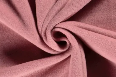 250gr/M² - Fleece stof - licht - oudroze - 9111-013