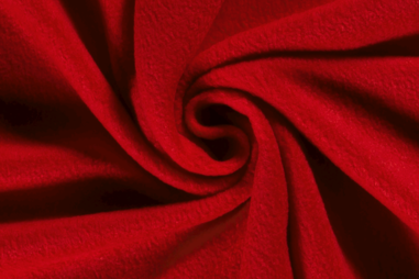 250gr/M² - Fleece stof - rood - 9111-015