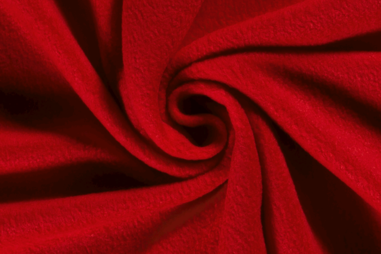 Rode stoffen - Fleece stof - rood - 9111-015