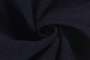100% wol stoffen - Wollen stof - Gekookte wol - donkerblauw - 4578-008