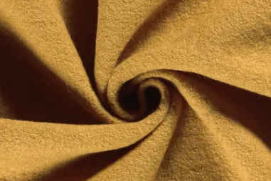 Gelbe Stoffe - NB 4578-037 Gekochte Wolle oker