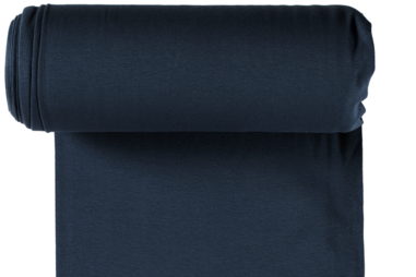 Marineblau - Bündchenstoff - marineblau - 5650-007