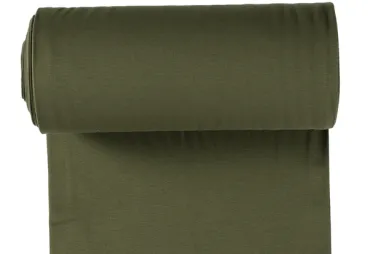 265gr/M² - Bündchenstoff - Khakigrün - 5500-126
