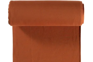 Stoffe - Bündchenstoff - Rost - 5500-056
