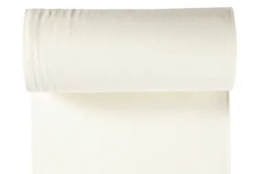 Stoffe - Bündchenstoff - ecru - 5500-051