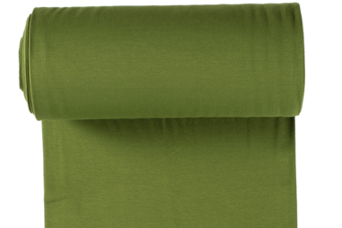 Stoffe - Bündchenstoff - grün - 5500-026