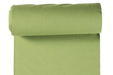 Stoffe - Bündchenstoff - lindgrün - 5500-024
