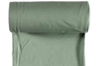 265gr/M² - Bündchenstoff - altgrün - 5500-021