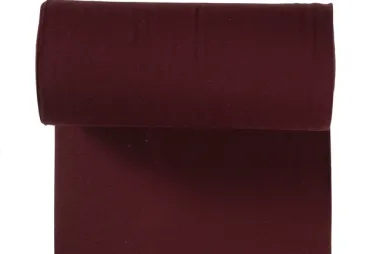 rond gebreide stoffen - Boordstof - bordeaux - 5500-018