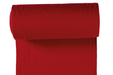 Stoffe - Bündchenstoff - rot - 5500-015