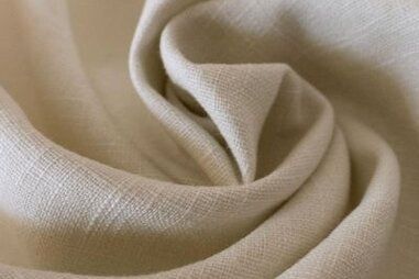 100% Linnen stoffen - Linnen stof - lichtbeige - 0100-030