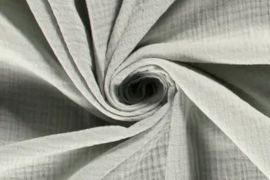 Babydeken stoffen - Katoen stof - Hydrofielstof uni - lichtmint - 3001-021