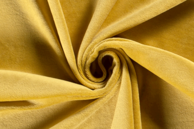 Nicky Velours - Nicky velours Stoff - oker - 3081-134