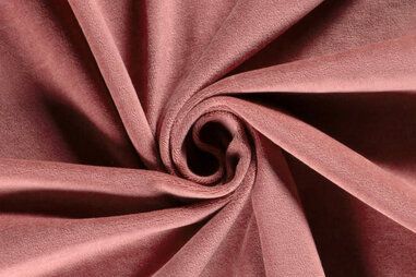 80% katoen, 20% polyester stoffen - Nicky velours stof - blush - 3081-113