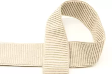 Elastiek - Elastisch rib band 50 mm - zandbeige - XET26-553-050