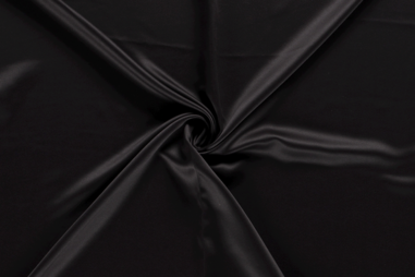 Zwarte gordijnstoffen - Verduisteringsstof - zwart - 8050-069