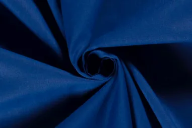 Blauwe stoffen - Katoen stof - zacht - kobaltblauw - 1805-005