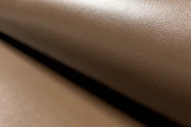 Afneembare stoffen - Kunstleer stof - bruin - 1268-055