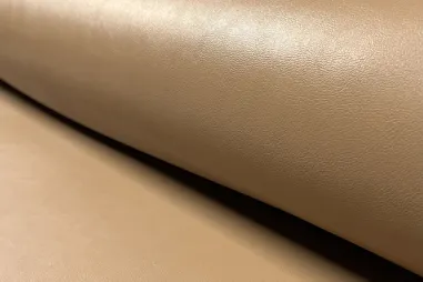 Abwischbare - Kunstleder Stoff - camel - 1268-053