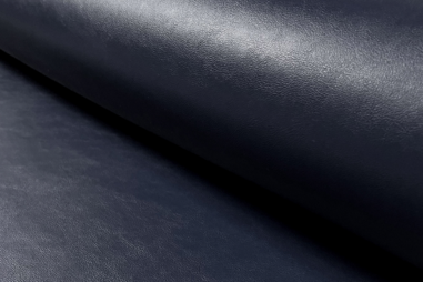 Afneembare stoffen - Kunstleer stof - donkerblauw - 1268-008