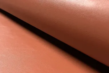 510gr/M² - Kunstleer stof - licht - kastanje - 1268-056