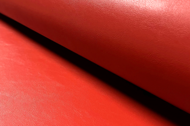 Afneembare stoffen - Kunstleer stof - rood - 1268-015