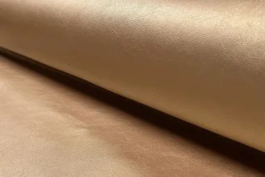 Abwischbare - Kunstleder Stoff - rosa gold - 1268-090