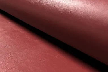 Rosa Stoffe - Kunstleder Stoff - weinrot - 1268-057
