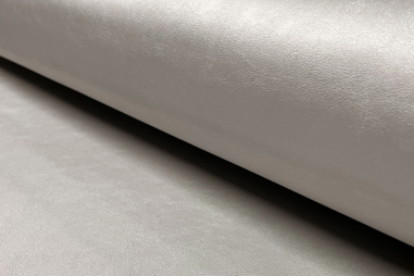 75% polyurethaan, 25% polyester stof - Kunstleer stof - zilver-grijs - 1268-070
