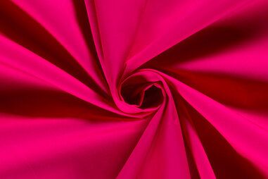 Geweven katoenen stoffen - Katoen stof - uni - fuchsia - 5569-017