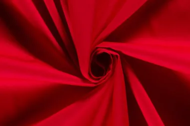 Katoenen stoffen - Katoen stof - uni - rood - 5569-015