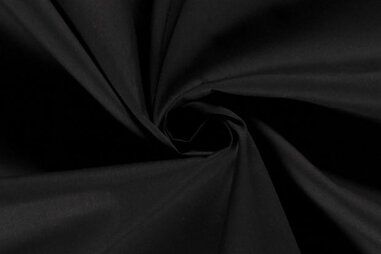 Laken - NB 5569-017 Baumwolle uni schwarz